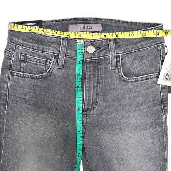 JOE’s Jeans Curvy Skinny Ankle Gray Denim Elitsa Flawless Women Size 25 NWT $188 - Picture 7 of 10